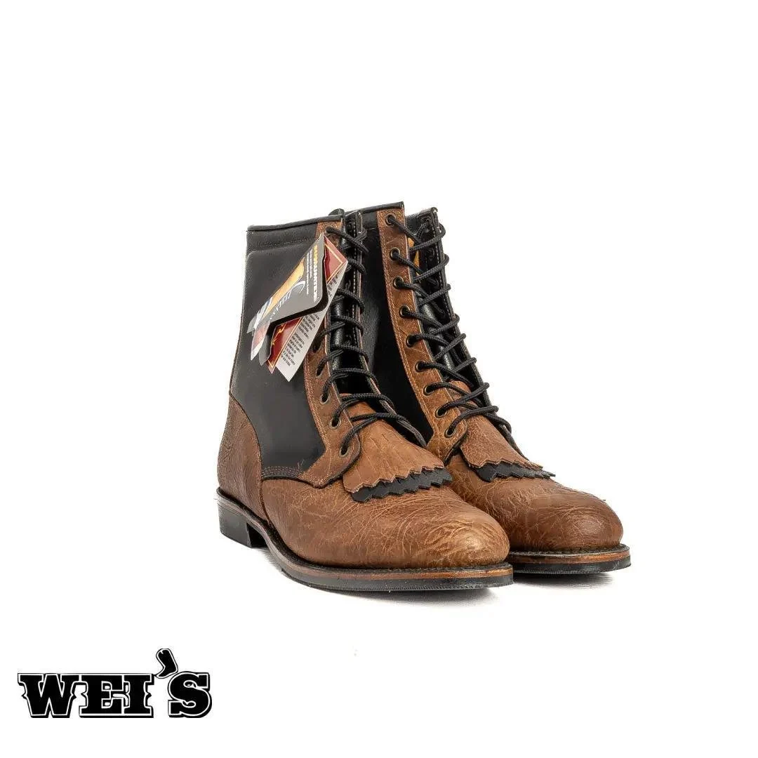 Boulet Men's Cowboy Boots Brown/Black - Image 2