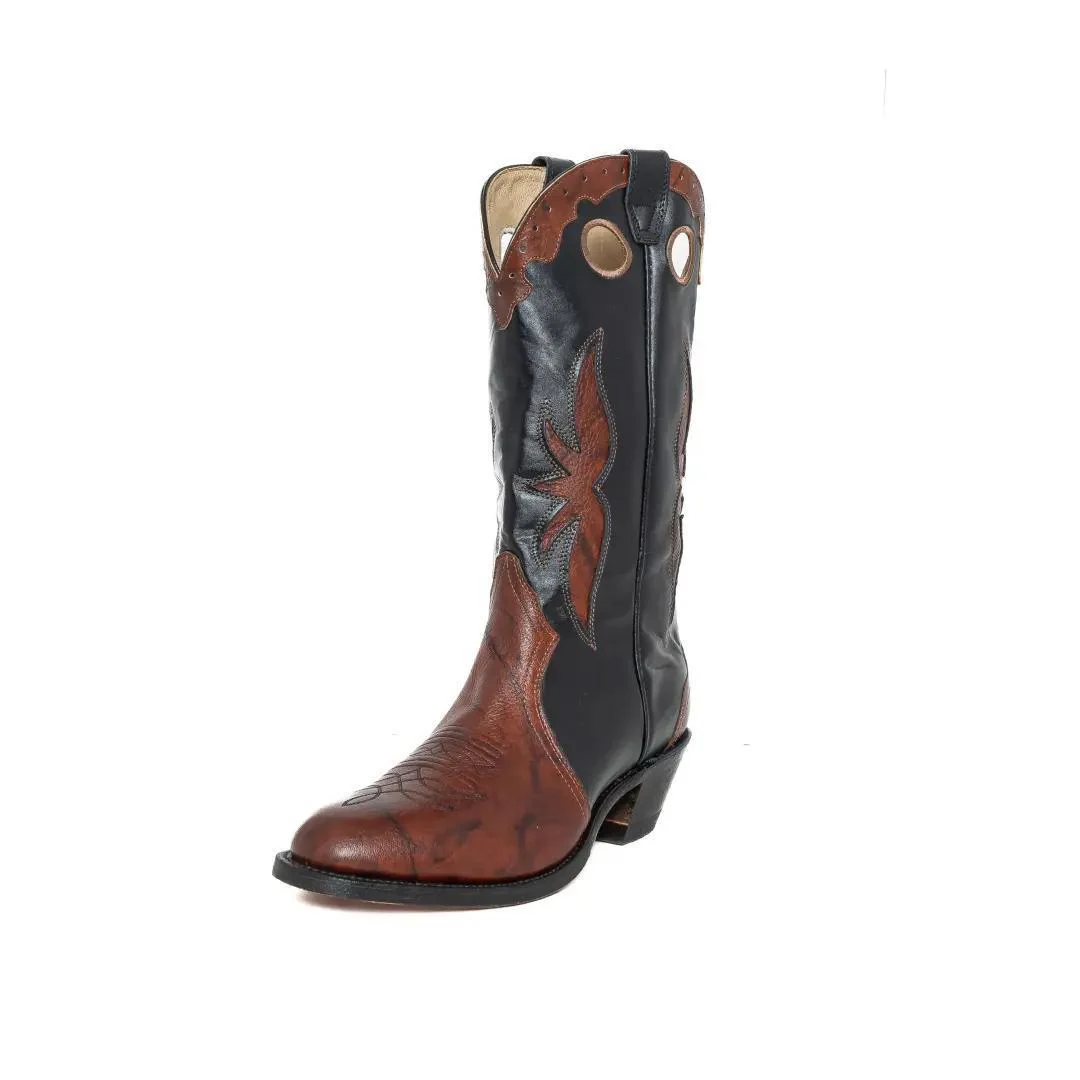 Boulet Men's Tri-Color Cowboy Boot - Image 3