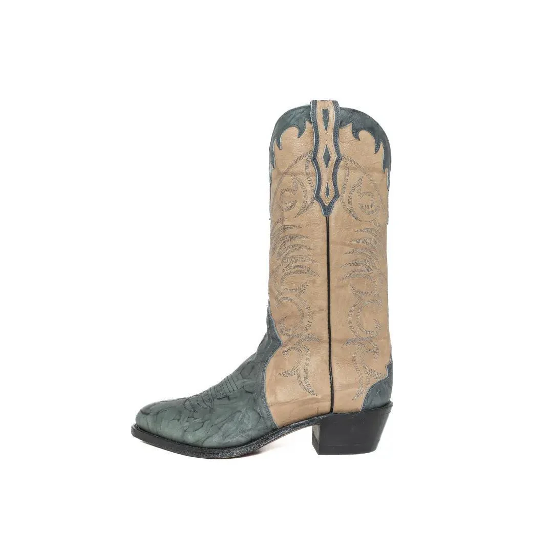 Boulet Men's Tri-Color Cowhide Cowboy Boots - Image 2