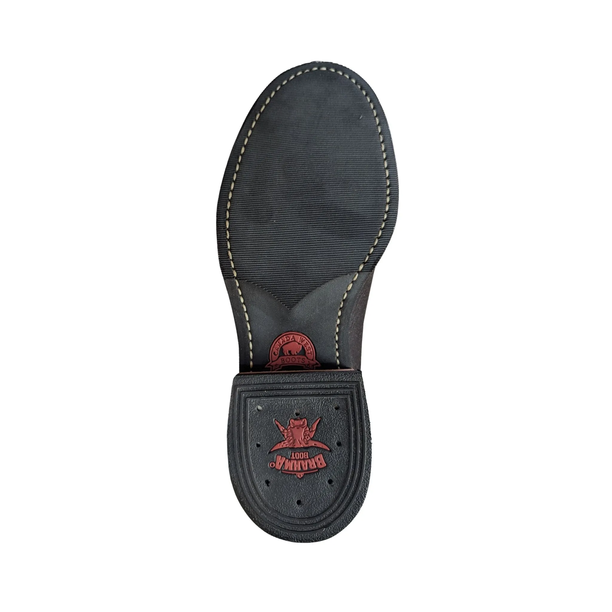 Canada West Men’s BRAHMA Ranchman Ropers - Black - Image 2