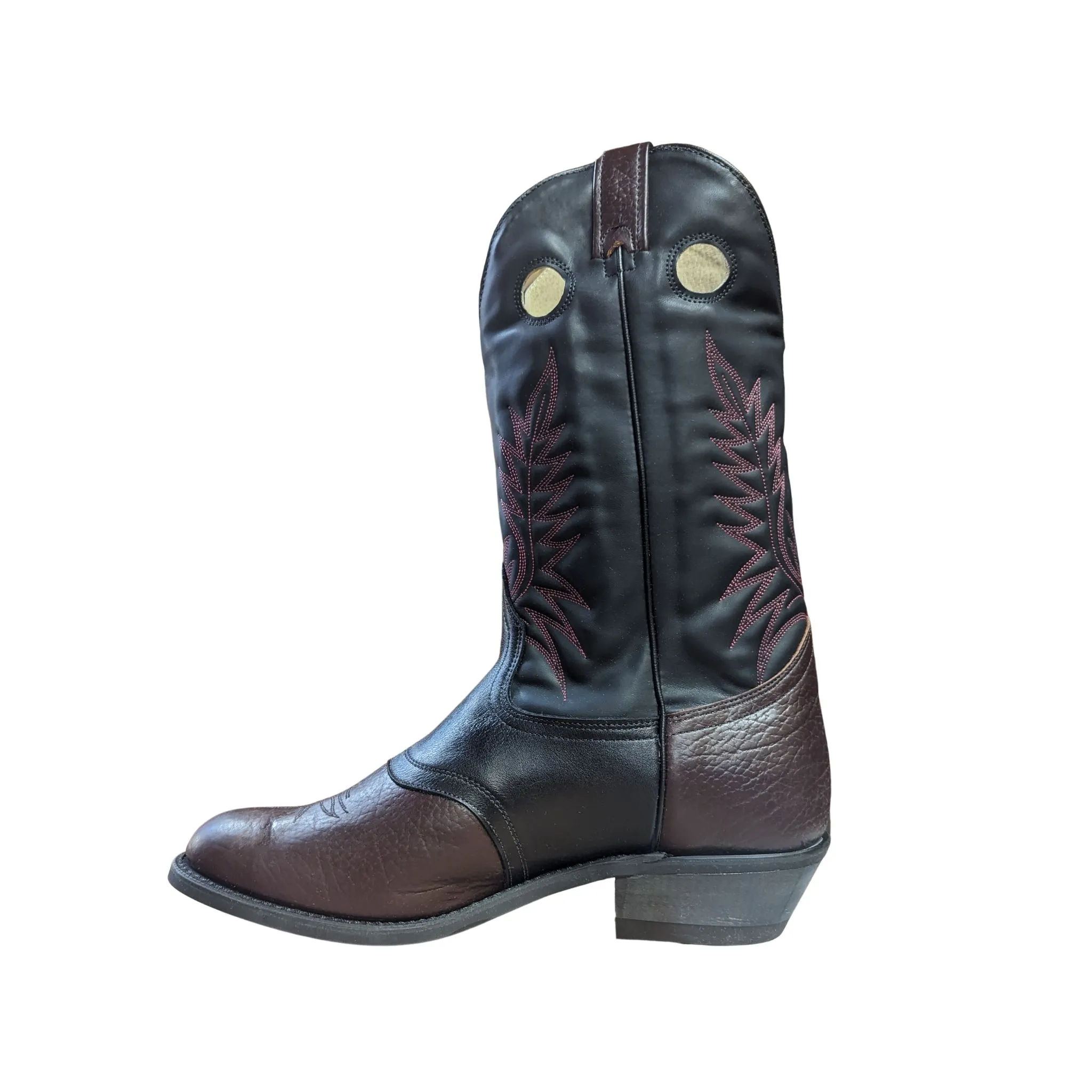 Canada West Men's Bull Rider Brown Rounded Toe Western Boot - Image 2