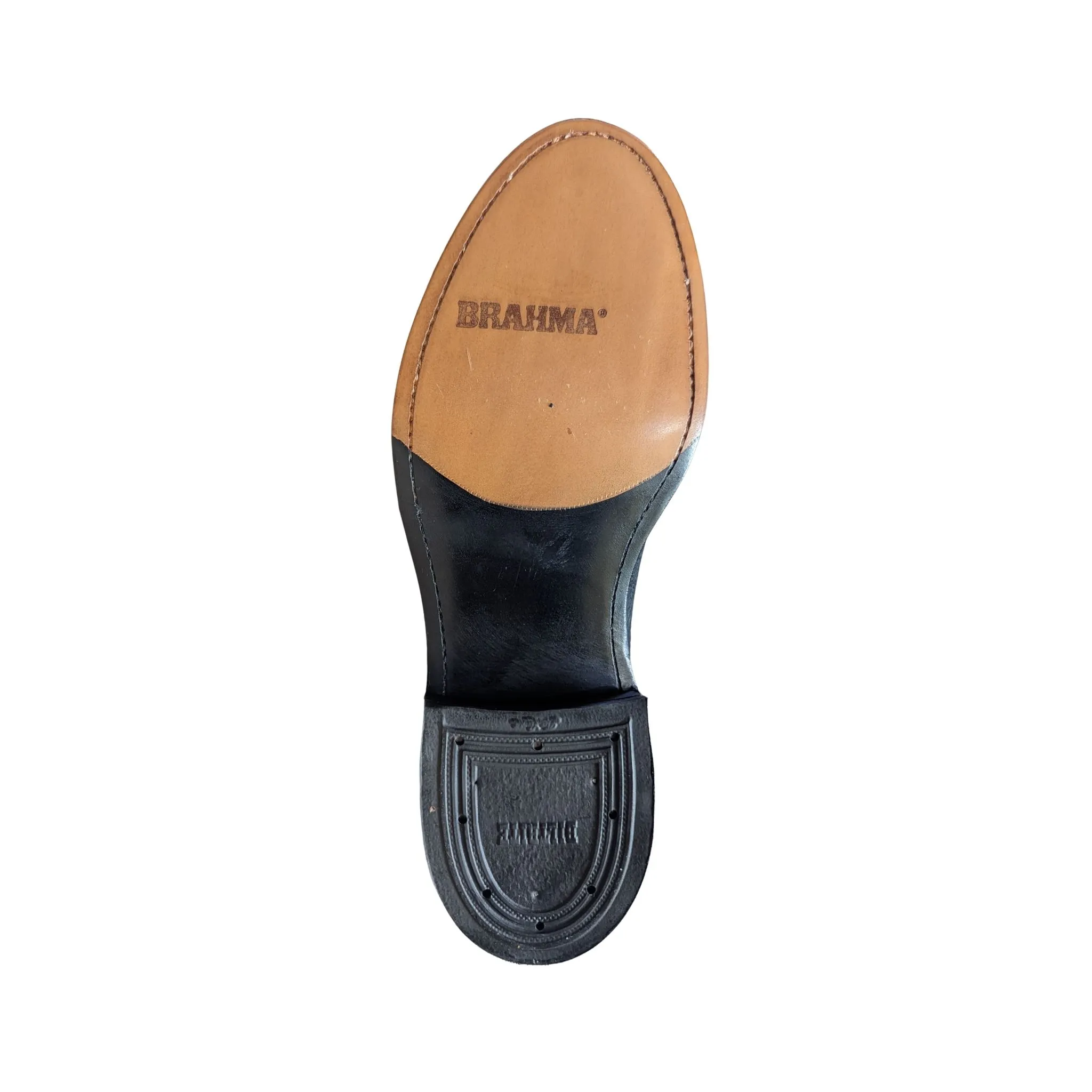 Canada West Brahma Men's Black Bullhide Cowboy Boots 8161- Clearance - Image 3