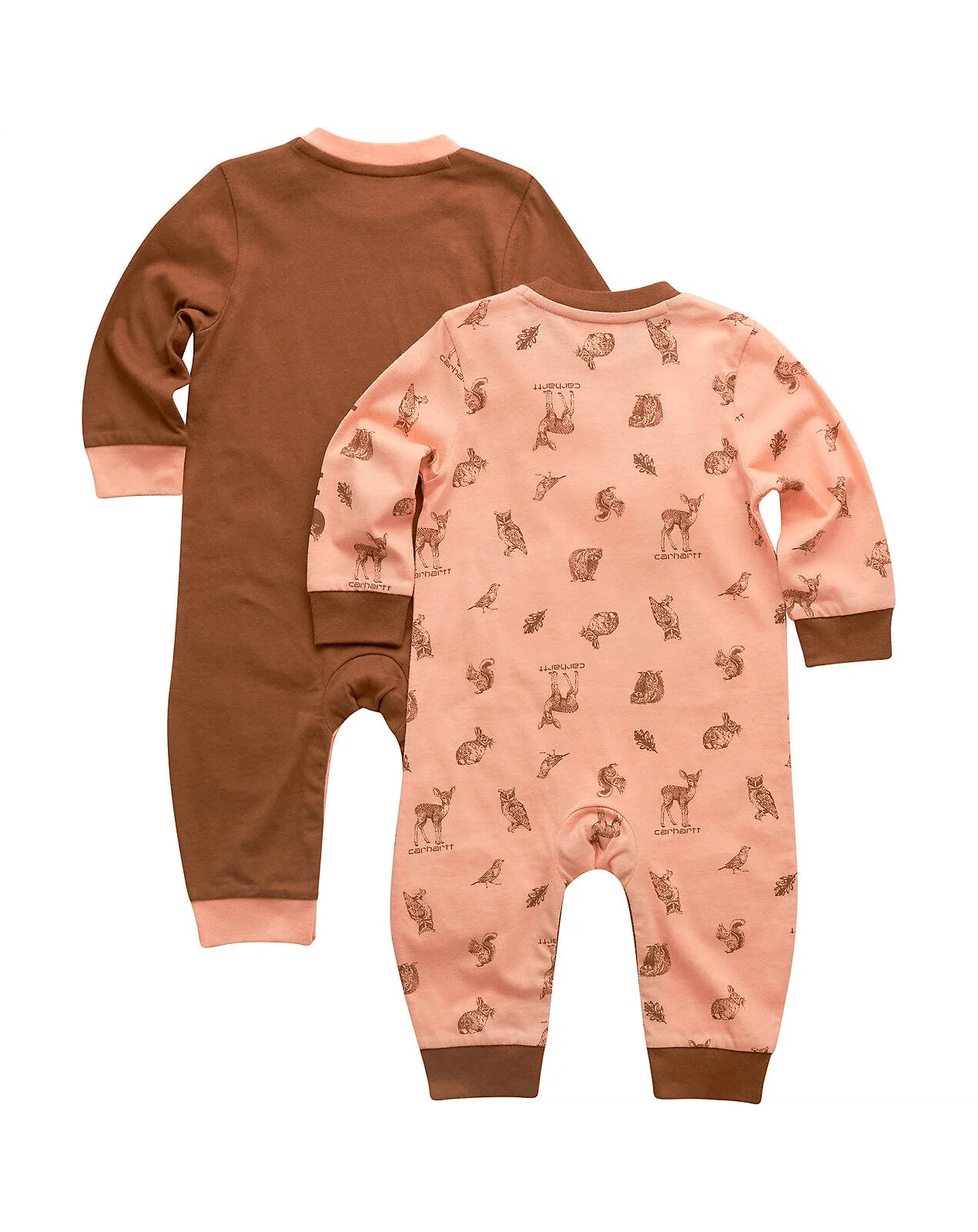 Carhartt Girls' 2-Piece Long Sleeve Coverall Set (Baby) - Image 2