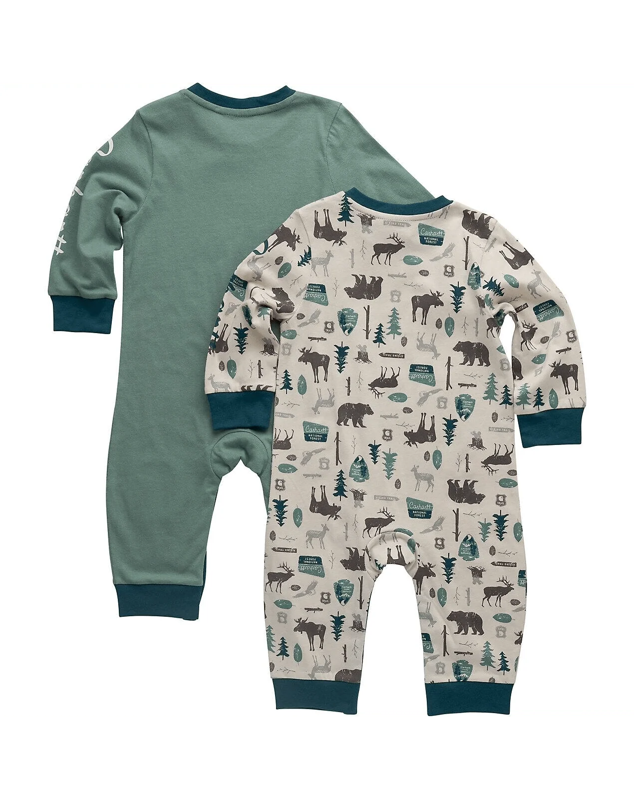 Carhartt Boys' 2-Piece Long Sleeve Outdoor Coverall Set (Baby) - Image 2