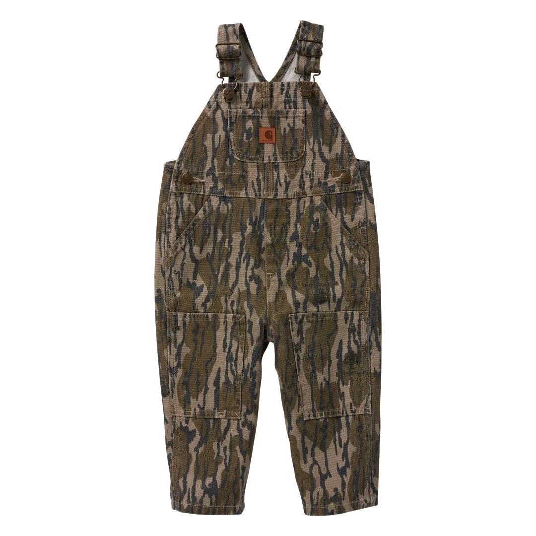 Carhartt Boy's Infant/Toddler Loose Fit Canvass Camo BIB Overall - Image 7