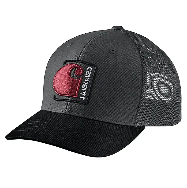Carhartt Canvas Mesh-Back C Patch Ball Cap - Image 2