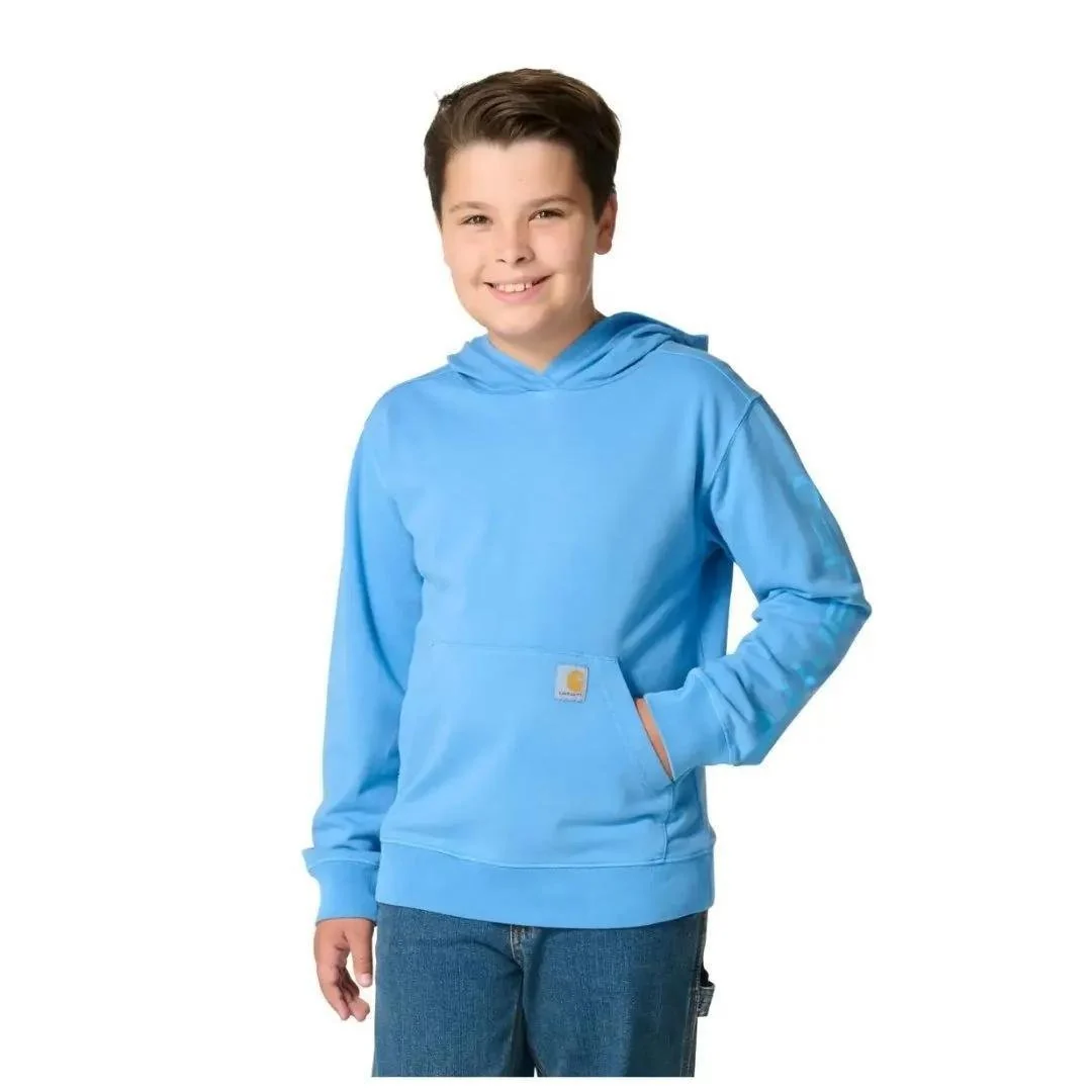 Carhartt Child/Boy's Re-Engineered Hoodie Garment Dyed Sweatshirt - Image 5