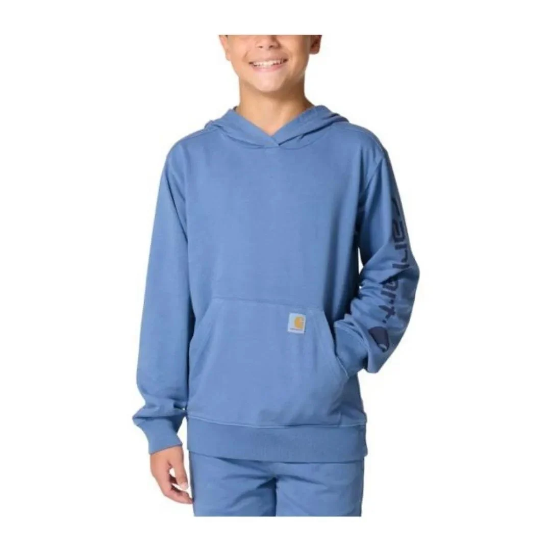 Carhartt Child/Boys Re-Engineered Hoodie Garment Dyed Sweatshirt - Image 7