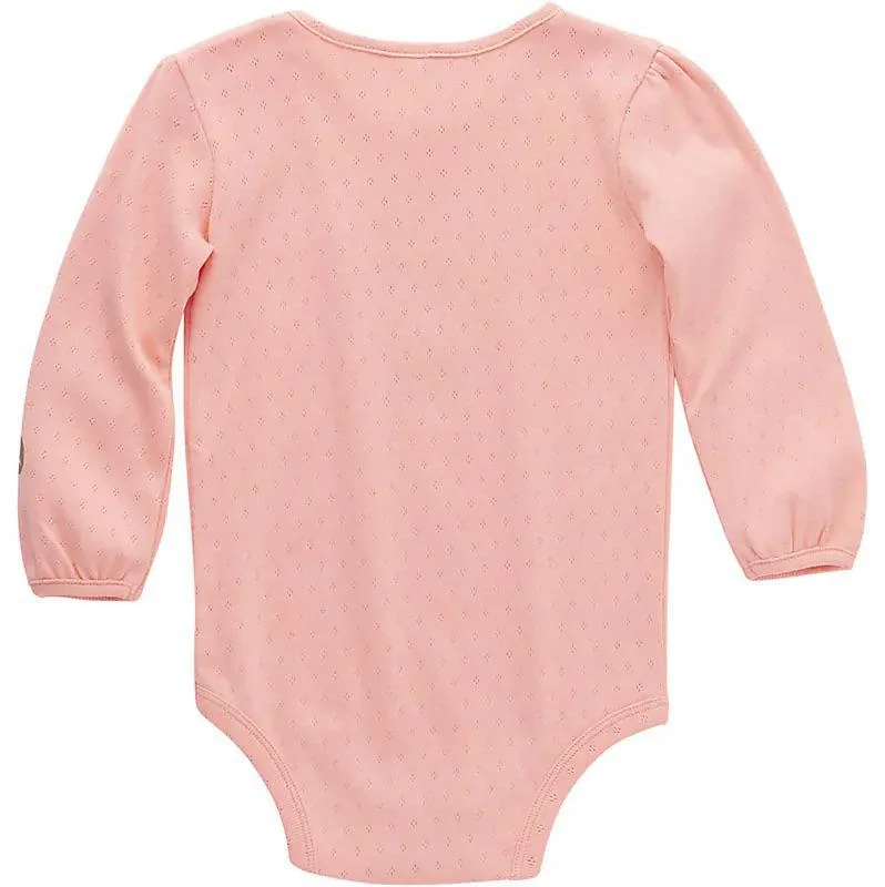 Carhartt Infant Girl's Long Sleeve Puppy BodySuit - Image 2