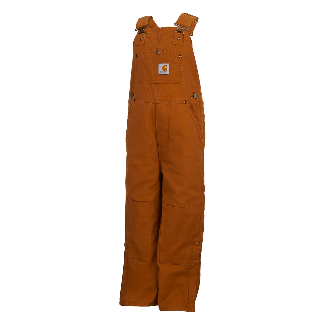 Carhartt Kid's Bib Overalls Duck Lined