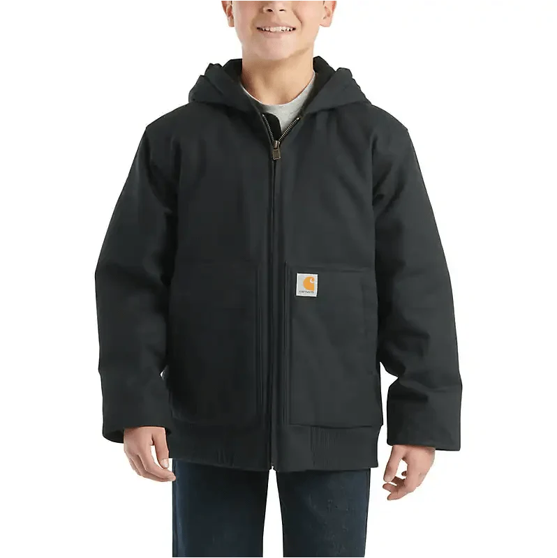 Carhartt Kid's Flannel Quilted Lined Active Jacket - Image 2