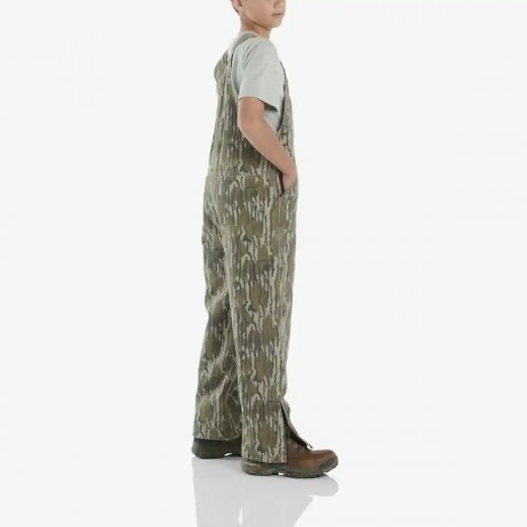Carhartt Kids' Loose Fit Canvas Insulated Double-Front Camo Bib Overall - Image 2