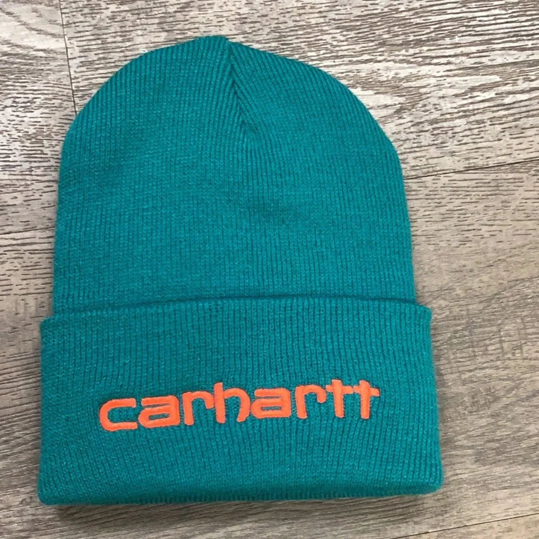 Carhartt Knit Toque Beanie Insulated Logo Graphic Cuffed - Image 5