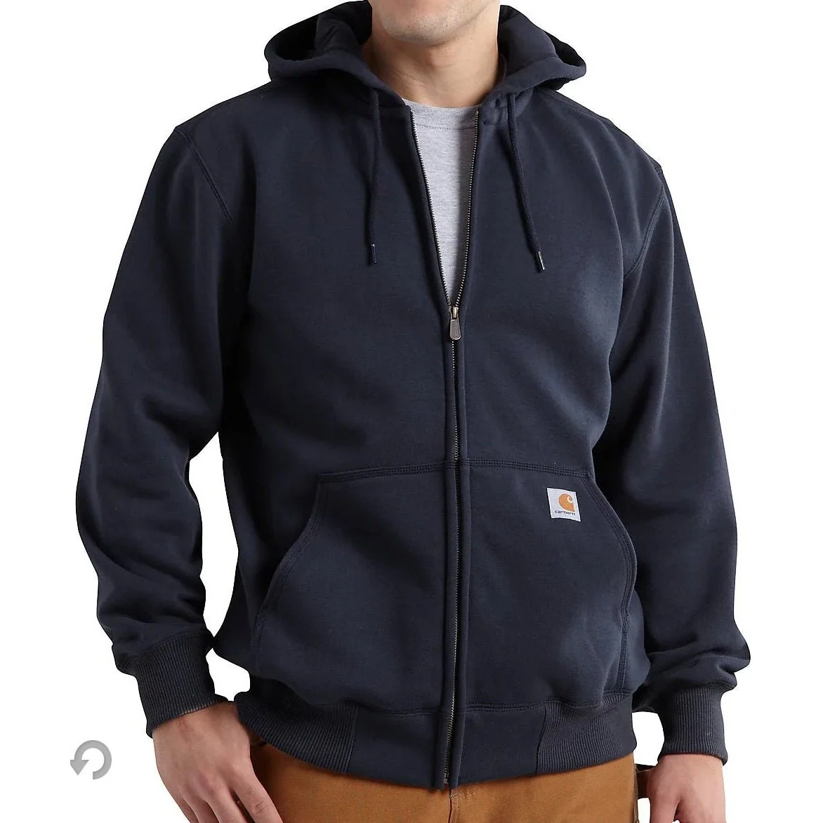 Carhartt Men’s Full-Zip Hoodie Rain Defender Heavyweight - Image 2
