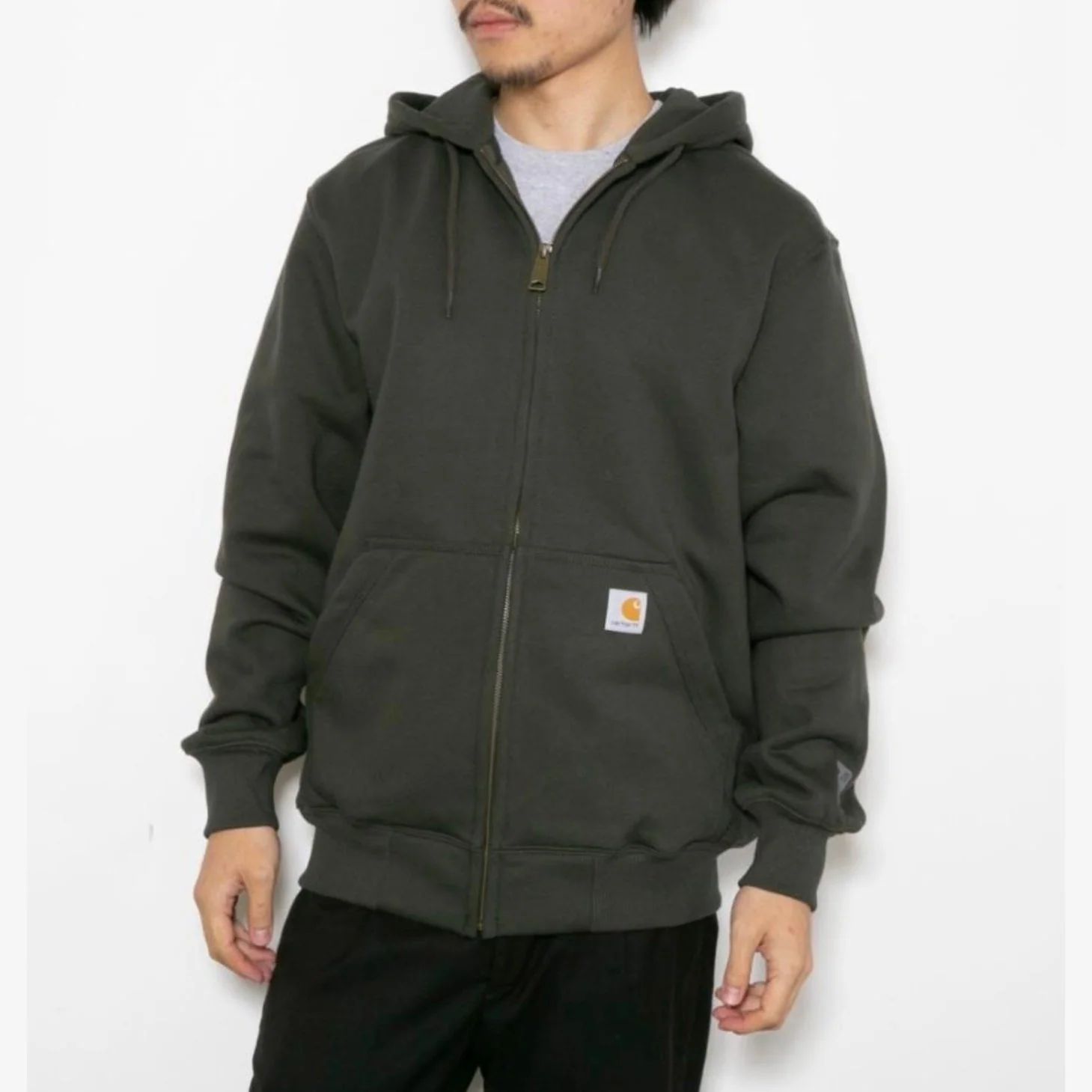 Carhartt Men’s Full-Zip Hoodie Rain Defender Heavyweight - Image 3