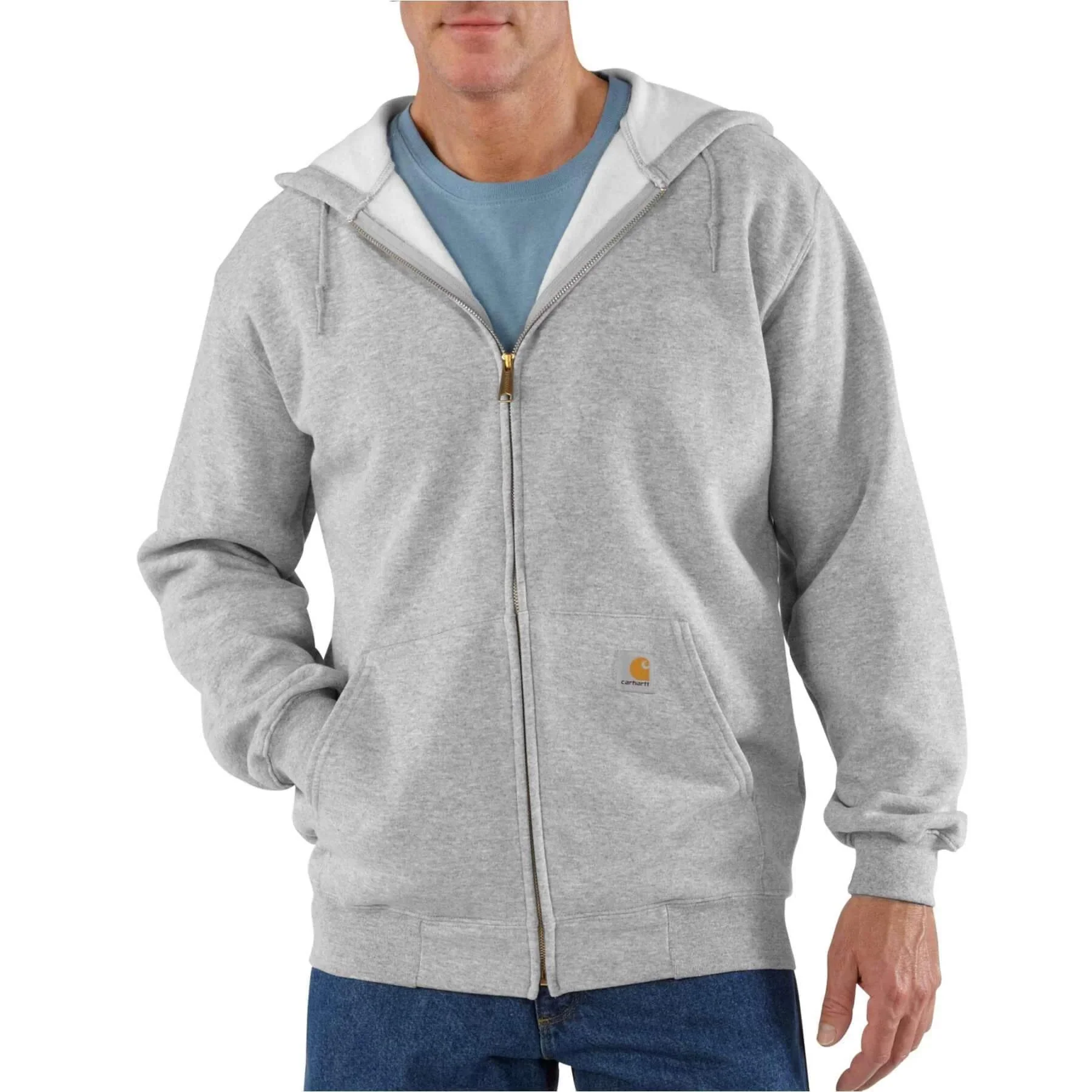 Carhartt Men’s Hoodie Loose Fit Midweight Full-Zip - Image 3