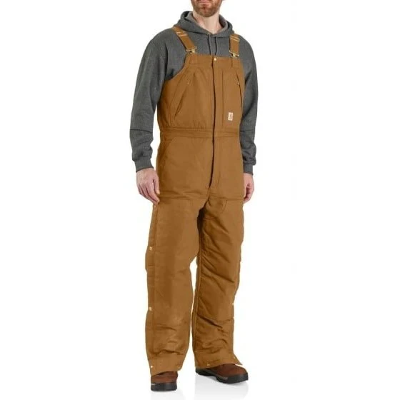Carhartt Men’s Loose Fit Duck Insulated Biberall - 4 Extreme Warmth Rating - Image 3