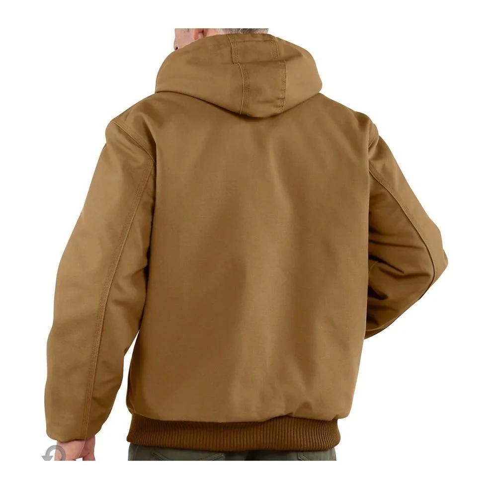 Carhartt Men’s Active Jacket Flannel Lined With Hood - Image 3