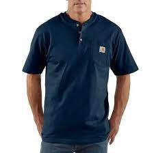 Carhartt Men’s Shirt Henley Short Sleeve Pocket - Image 24
