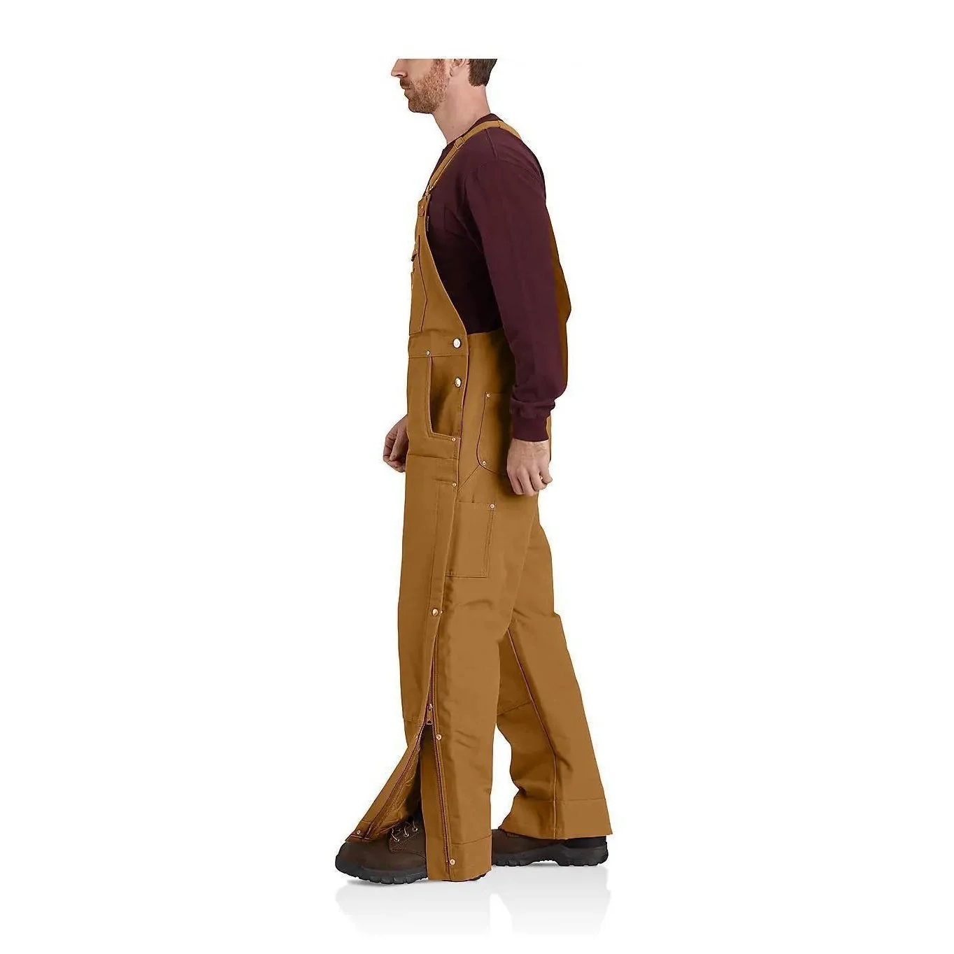 Carhartt Men's Loose Fit Firm Duck Insulated Bib-Overall 2 Warmer Rating 104393 - Image 41