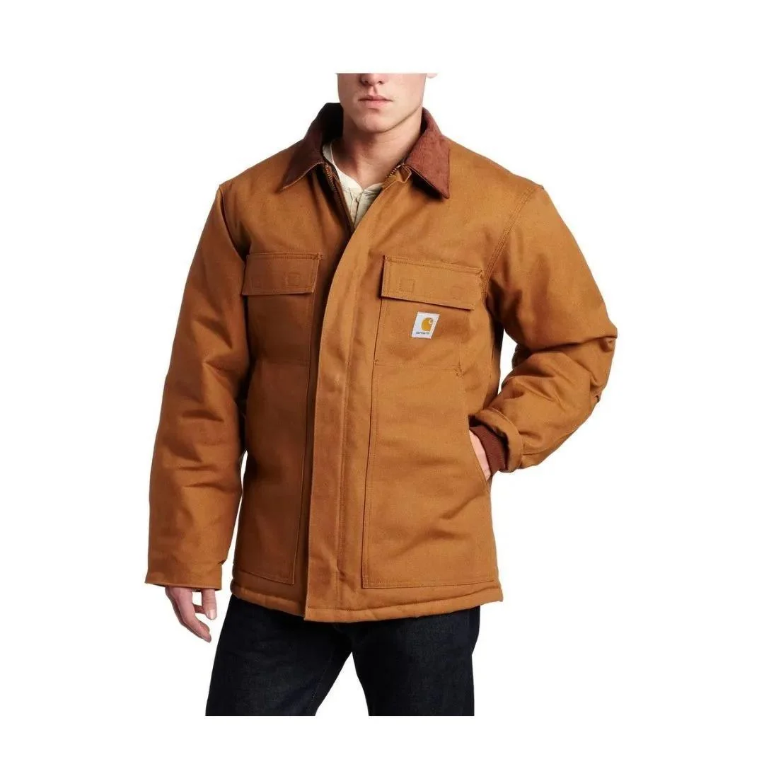 Carhartt Men's Jacket Insulated Loose Fit Firm Duck Traditional Coat - Image 26
