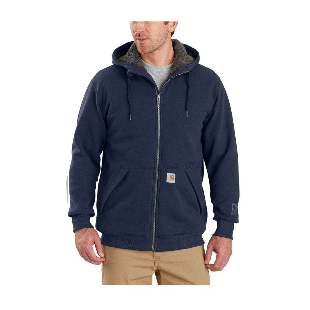Carhartt Men's Rain Defender Hoodie Relaxed Fit Midweight Sherpa Full Zip 103308 - Image 15