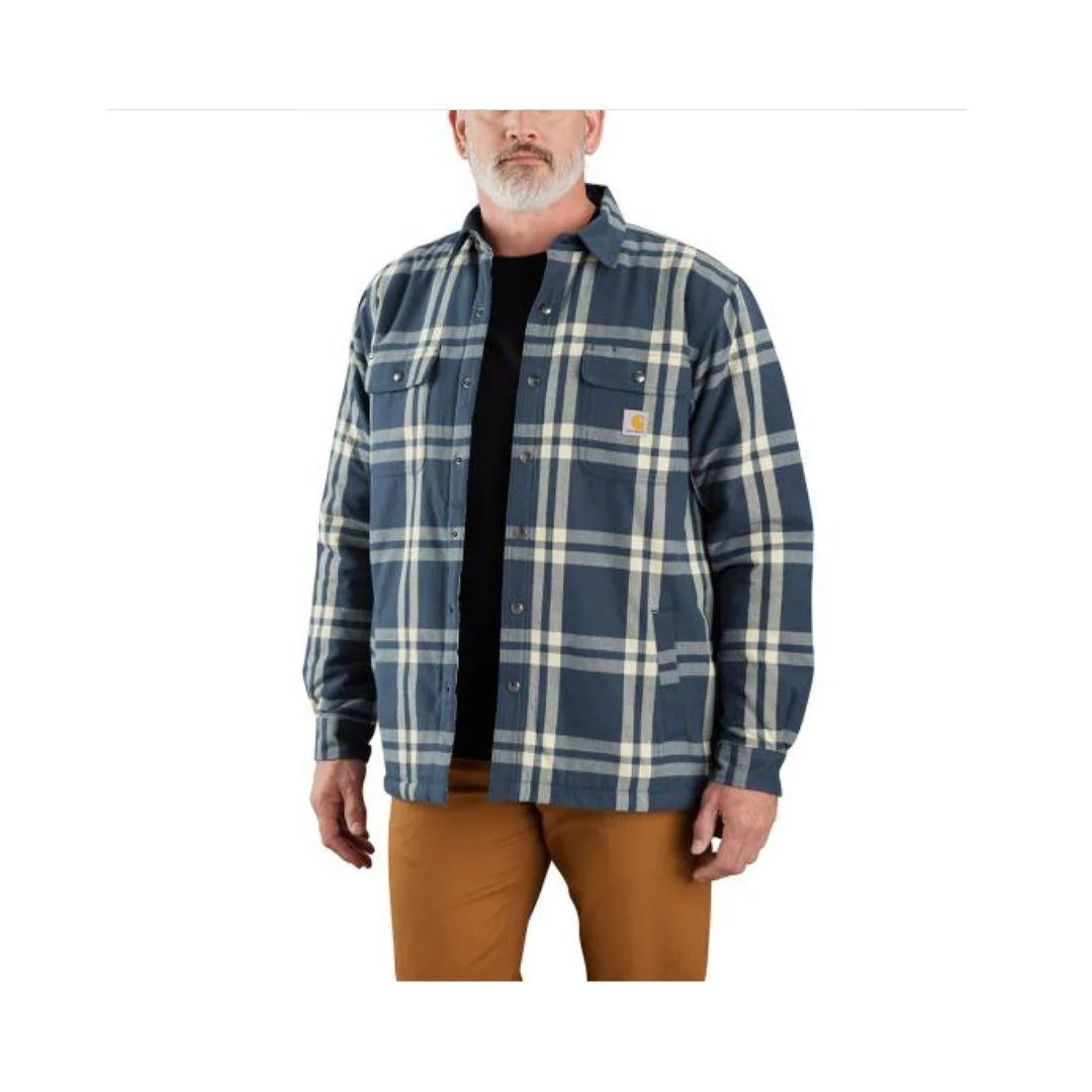 Carhartt Men's Relaxed Fit Flannel Sherpa-Lined Jacket - Image 21