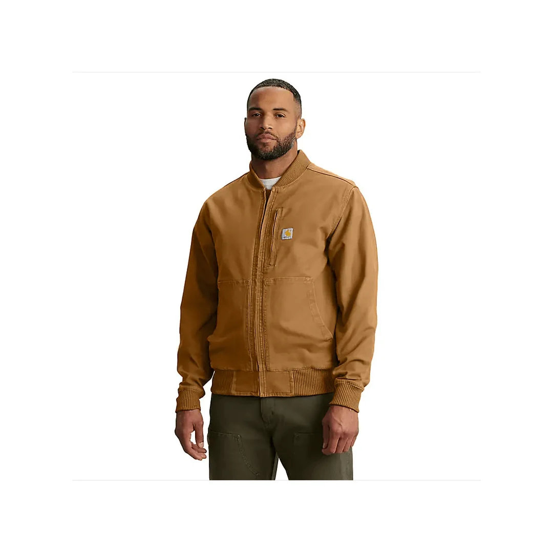 Carhartt Men's Rugged Flex® Duck Relaxed Fit Bomber Jacket