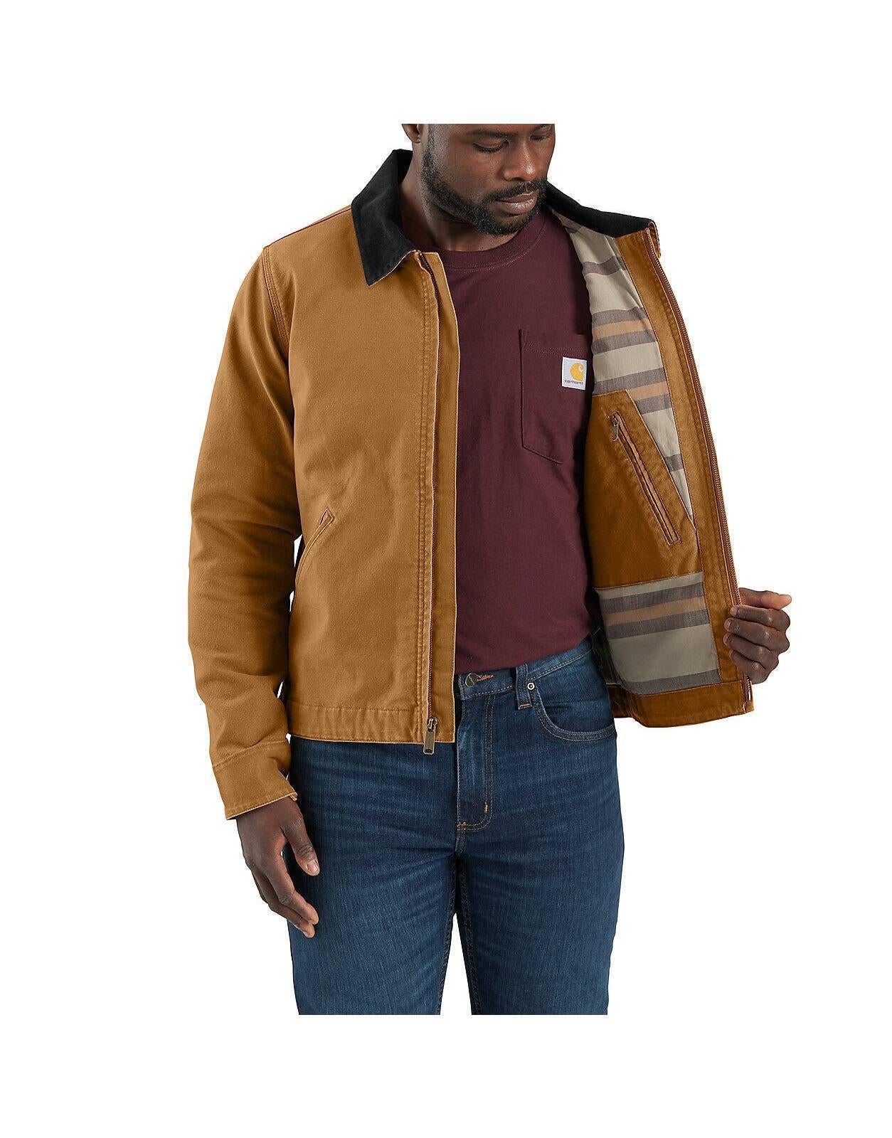 Carhartt Rugged Flex Relaxed Fit Duck Detroit Jacket Men's - Image 4
