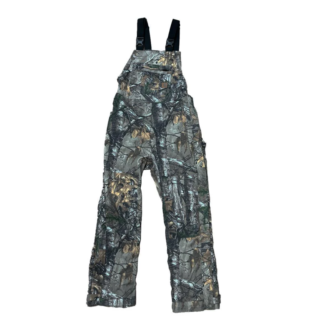 Carhartt Men's Storm Defender Men's Shoreline Bib Overalls Real Tree Camo