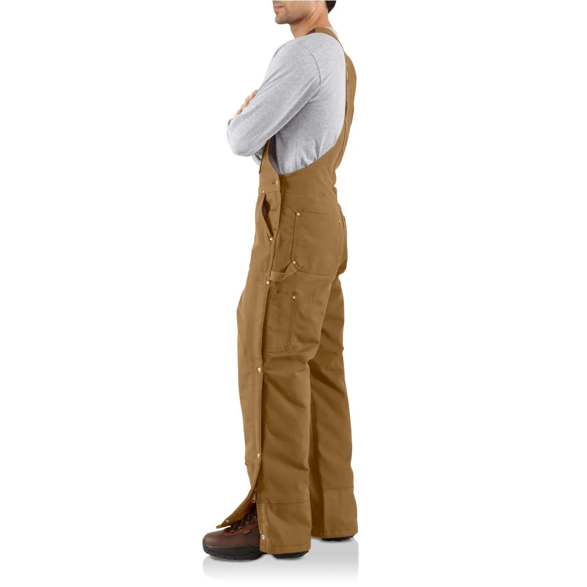 Carhartt Work Men's Bib Overalls Lined Duck Midweight -Clearance - Image 4