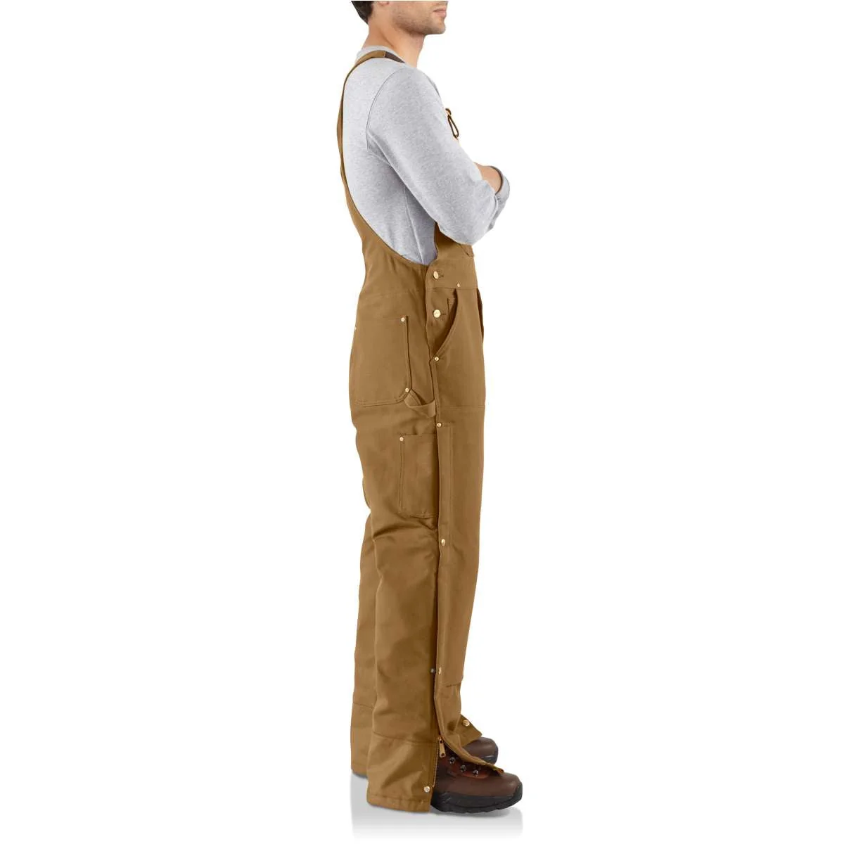Carhartt Work Men's Bib Overalls Lined Duck Midweight -Clearance - Image 6