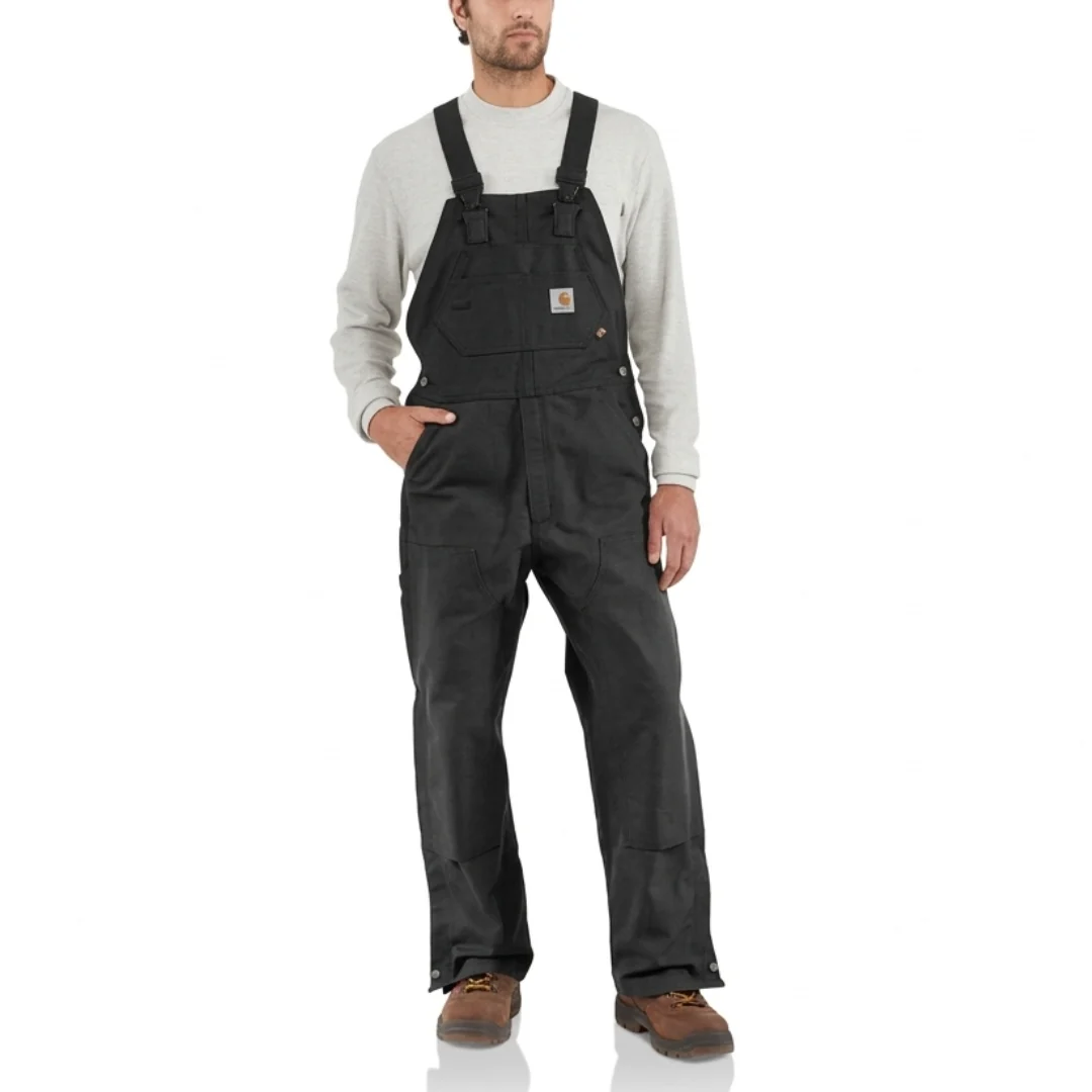 Carhartt Men's Bib Overalls FR Flame Resistant Unlined - Image 6