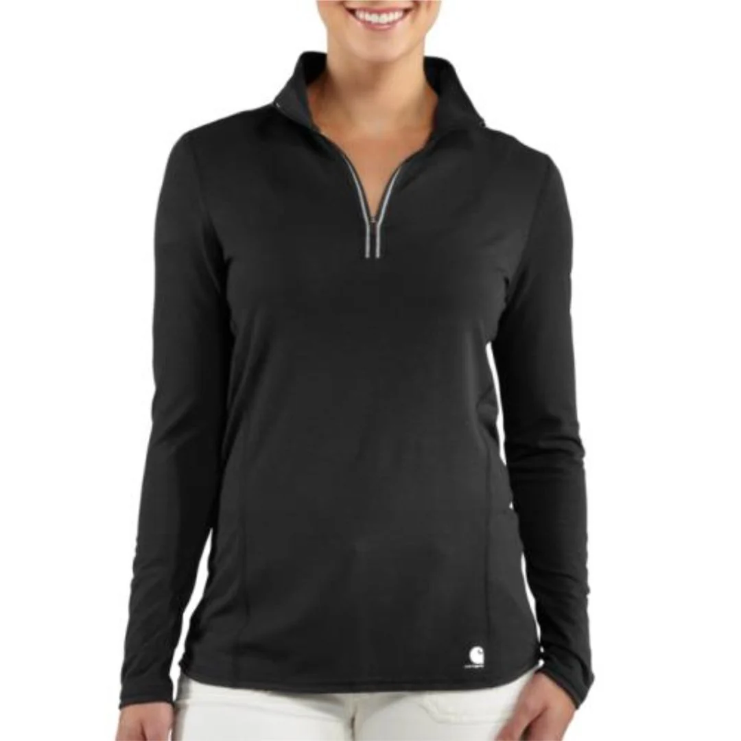 Carhartt Women's Force Quarter-Zip Shirt - Image 5