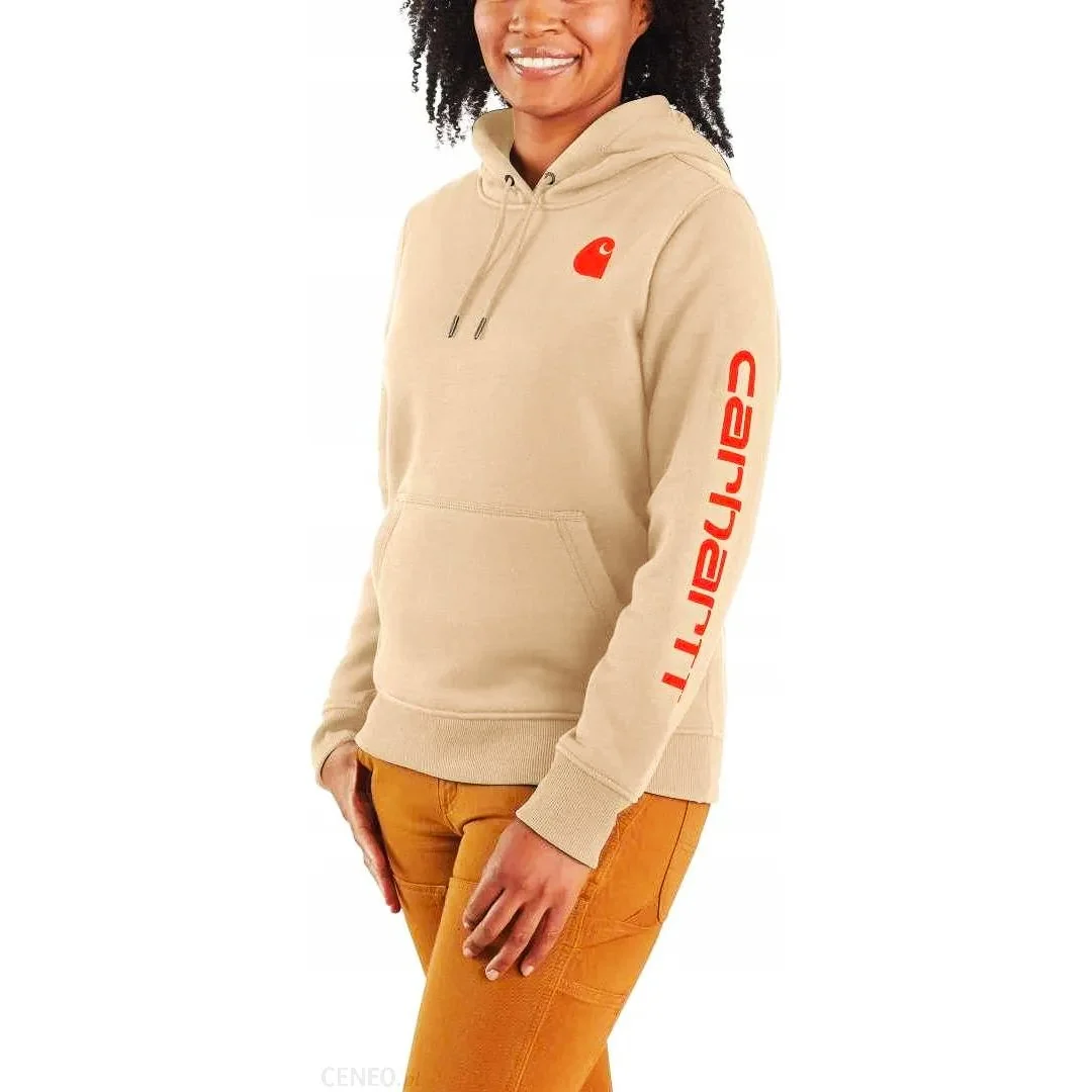 Carhartt Women's Hoodie Relaxed Fit Graphic Pullover Seasonal Colours - Image 26