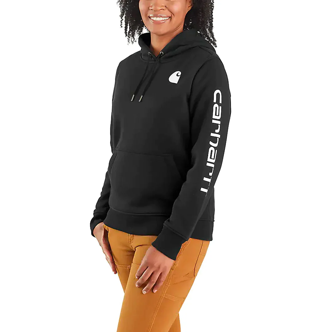 Carhartt Women's Hoodie Relaxed Fit Graphic Pullover Seasonal Colours - Image 76