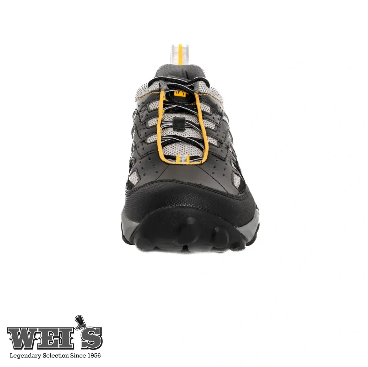 CAT Men's Tracer Black/Black Silver Soft Toe Shoe - Clearance - Image 2