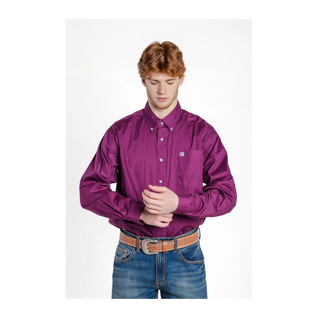 Cinch Men’s Shirt Casual Long Sleeve Square Buttons - Image 3