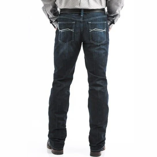 Cinch Men’s Ian Mid Rise Slim Straight Boot Cut Dark Wash - Clearance
