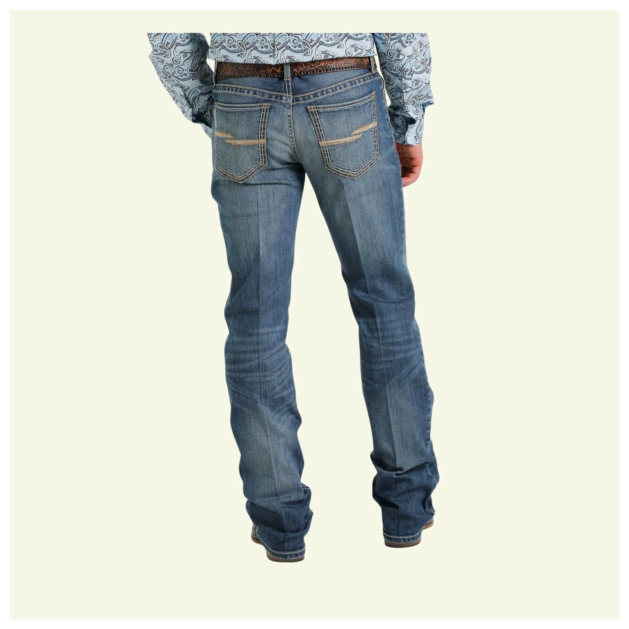 Cinch Men’s Jeans Ian Mid Rise Slim Boot - Image 2