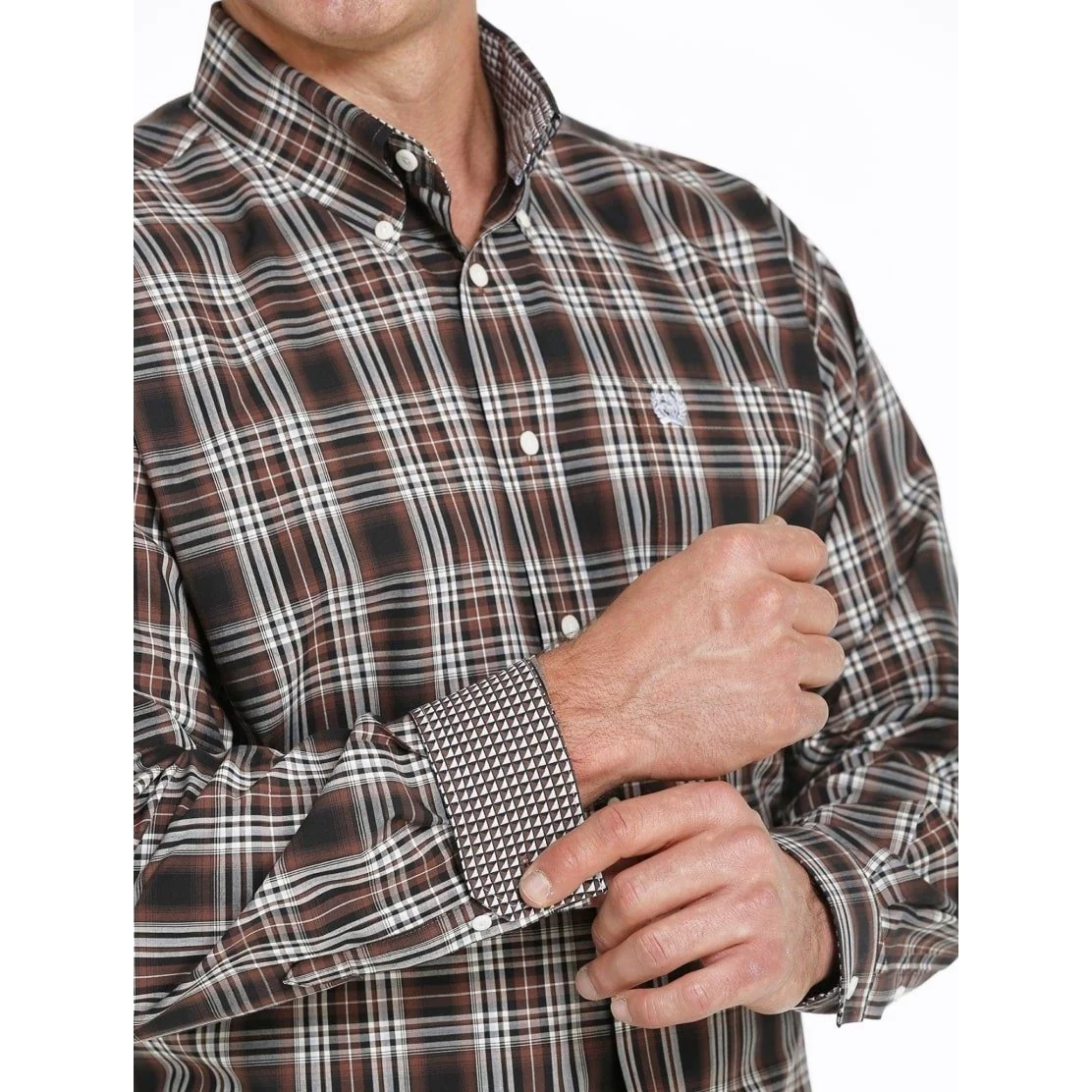 Cinch Men’s Shirt Casual Long Sleeve Button Down Plaid - Clearance - Image 2