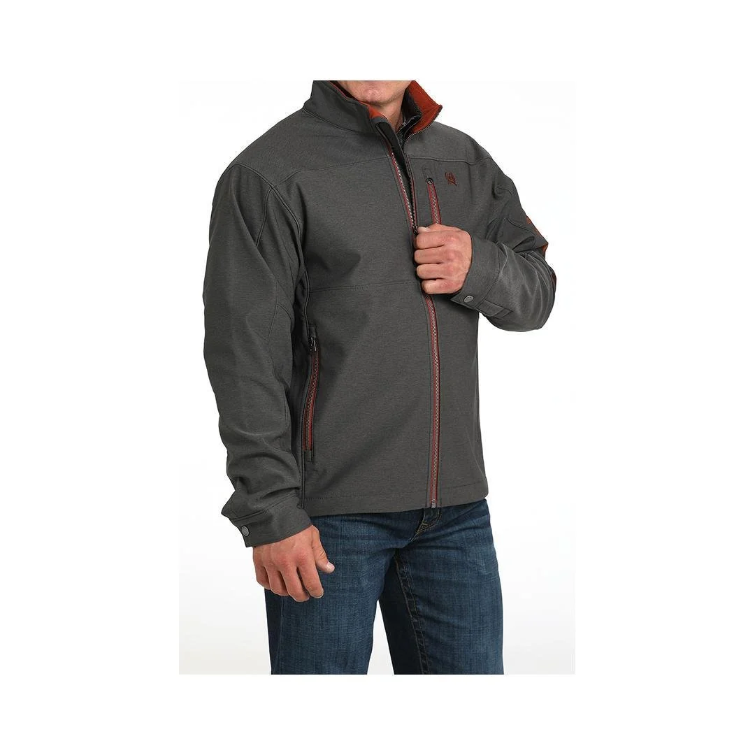 Cinch Men's Bonded Soft Shell Jacket Charcoal - Image 2
