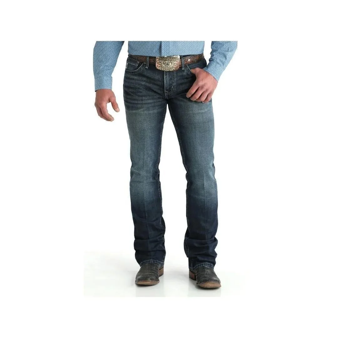 Cinch Men's Ian Mid-Rise, Slim Boot Cut Jeans Dark Stone - Image 8