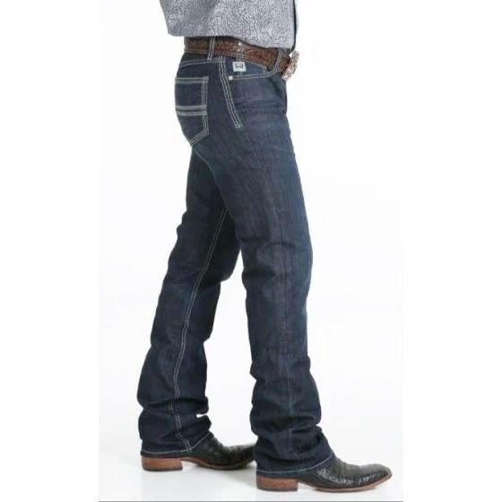 Cinch Men's Jeans Ian Slim Mid-Rise Boot Cut Deep Rinse -Clearance - Image 3