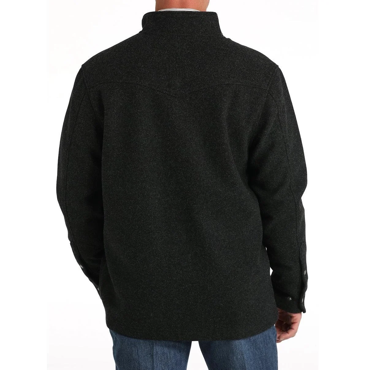 Cinch Men's Knit Shirt Jacket Black - Image 2