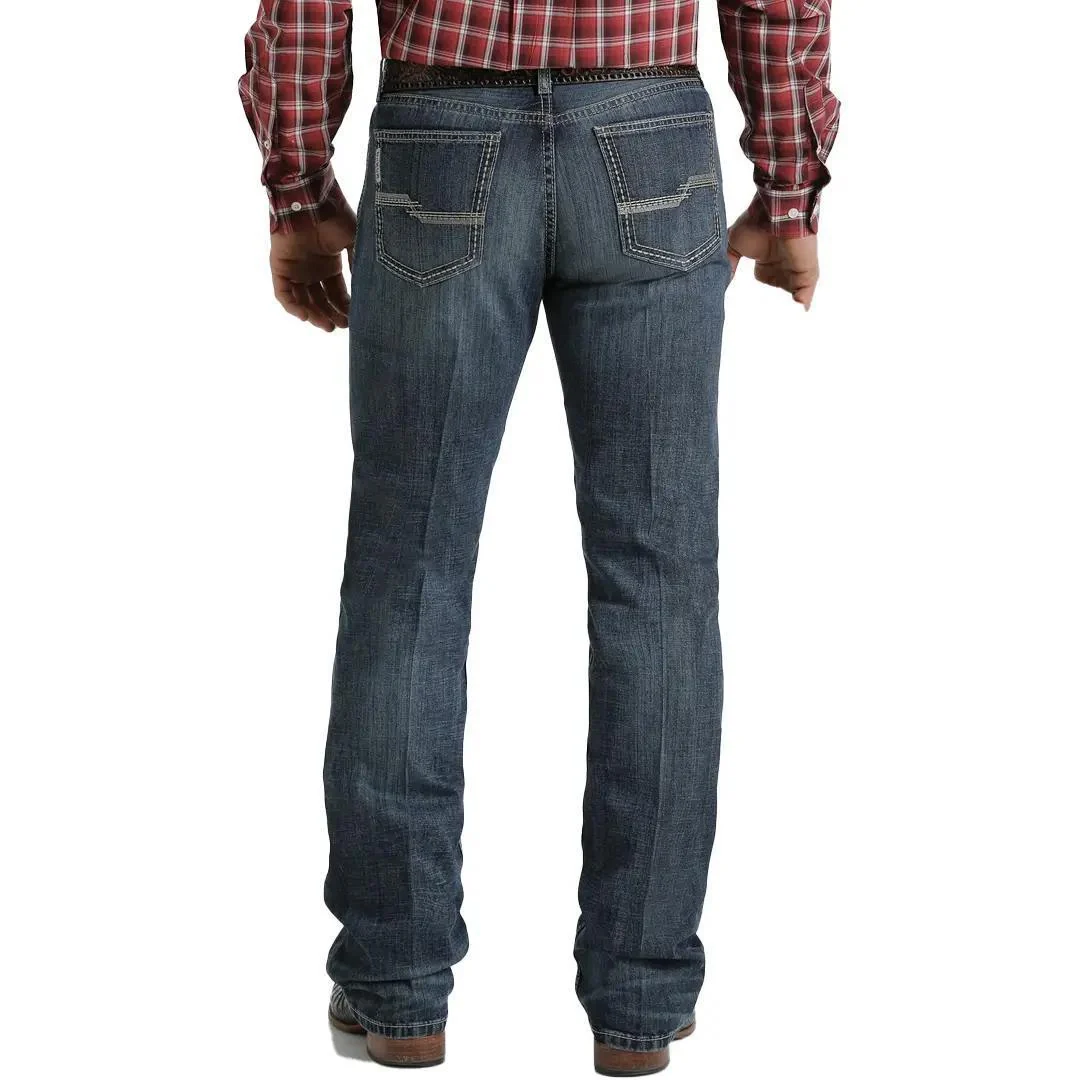 Cinch Mens Slim Fit Ian Stretch Dark Stone Boot Cut Jeans - Clearance