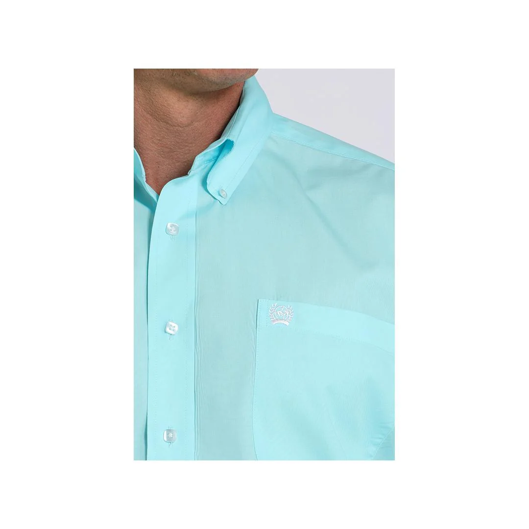 Cinch Men's Solid Colour Long Sleeve Button Down Shirt - Image 4