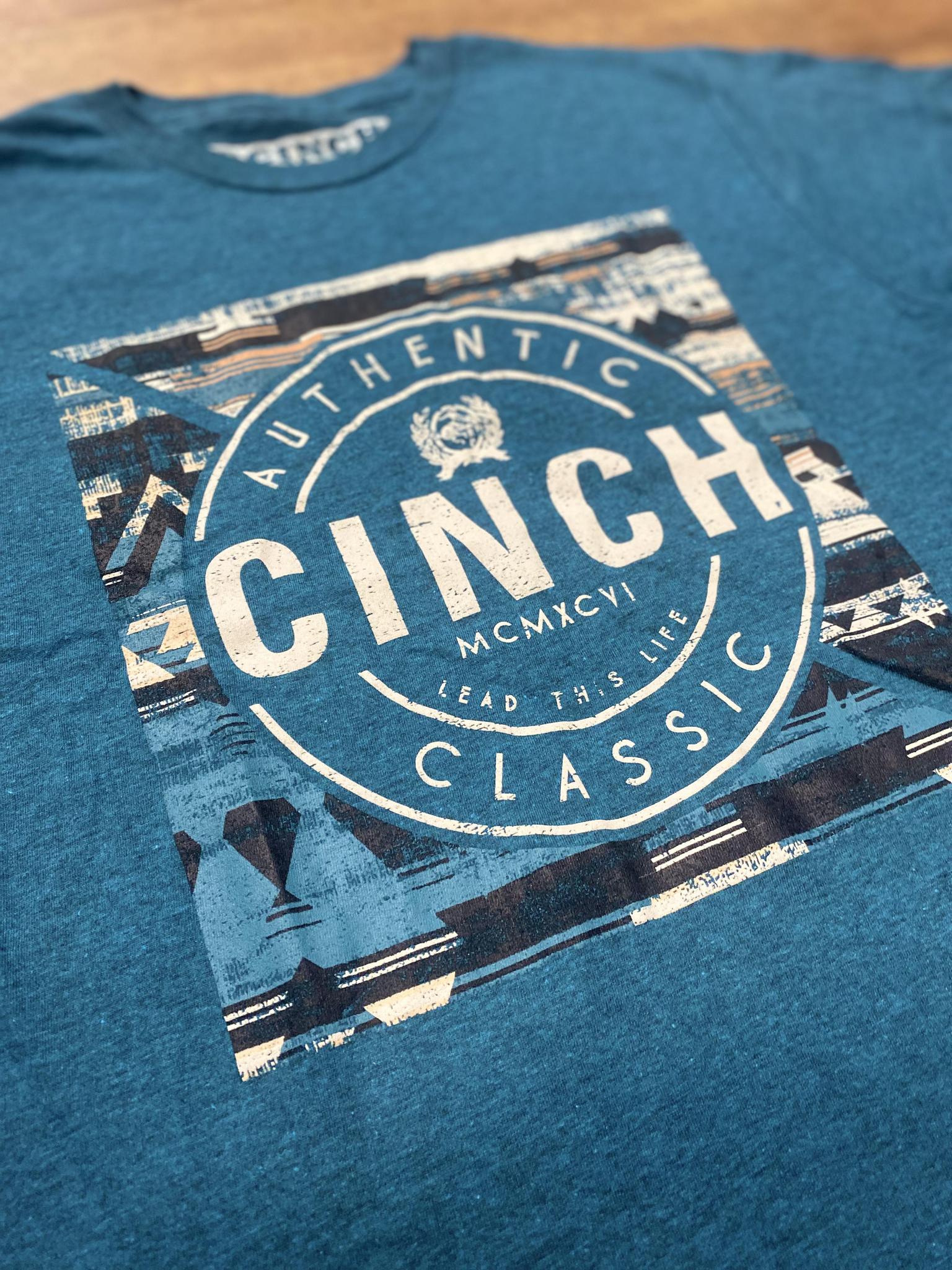 Cinch Men's T-Shirt In Teal - Image 2