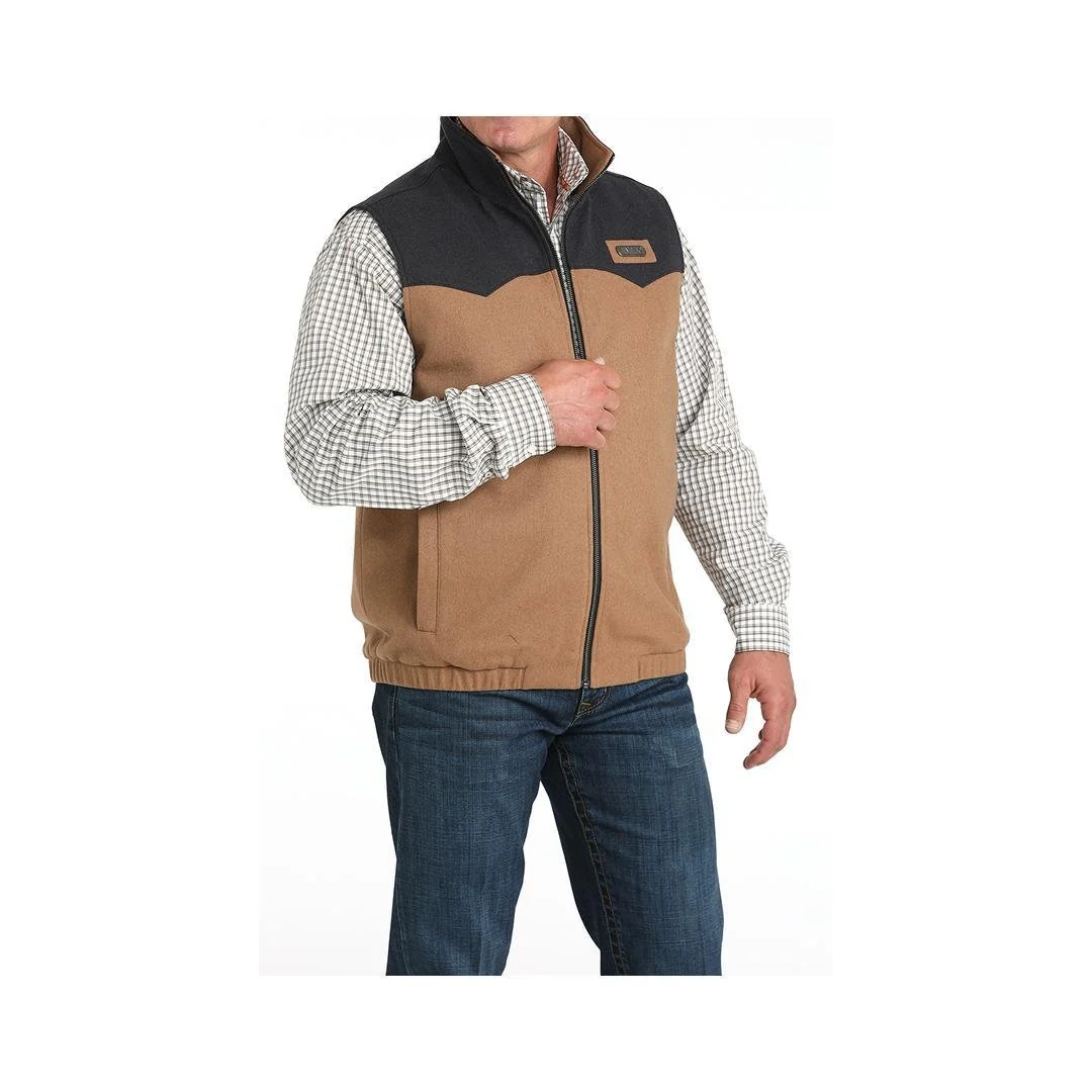 Cinch Men's Wooly Two Tone Vest - Image 2