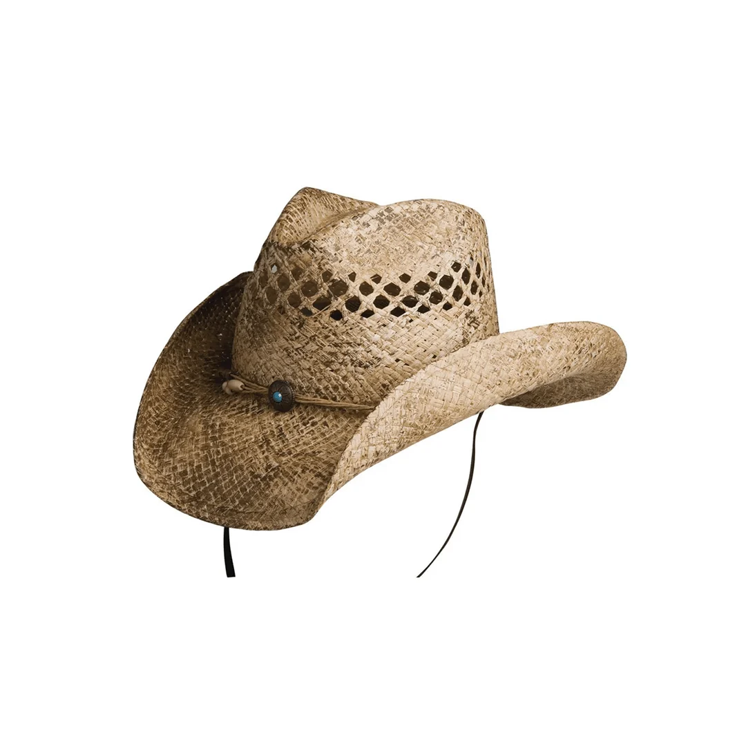 Conner Hats Sadie Western Shapeable Raffia Straw Cowboy Hat
